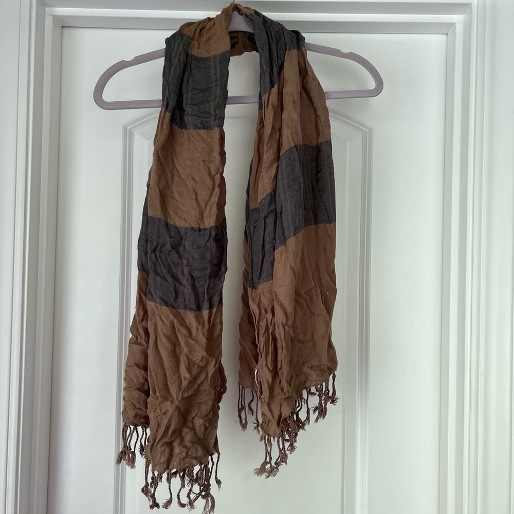 Unisex brown scarf 🧣